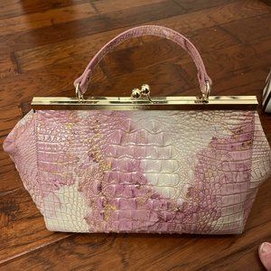 Brahmin Lavender Medicine Bag Purse